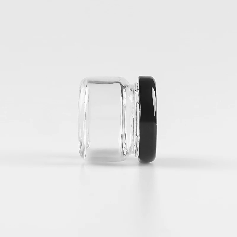 Mini Sample Size 29gr 20ml 30ml 35gram Empty Glass Pot Jar with 43mm Metal Lid for Honey Jam Jelly Cake Sugar Storage