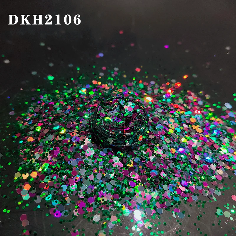 New Mixing Glitter Holographic Glitter Mix Size Glitter Powder For