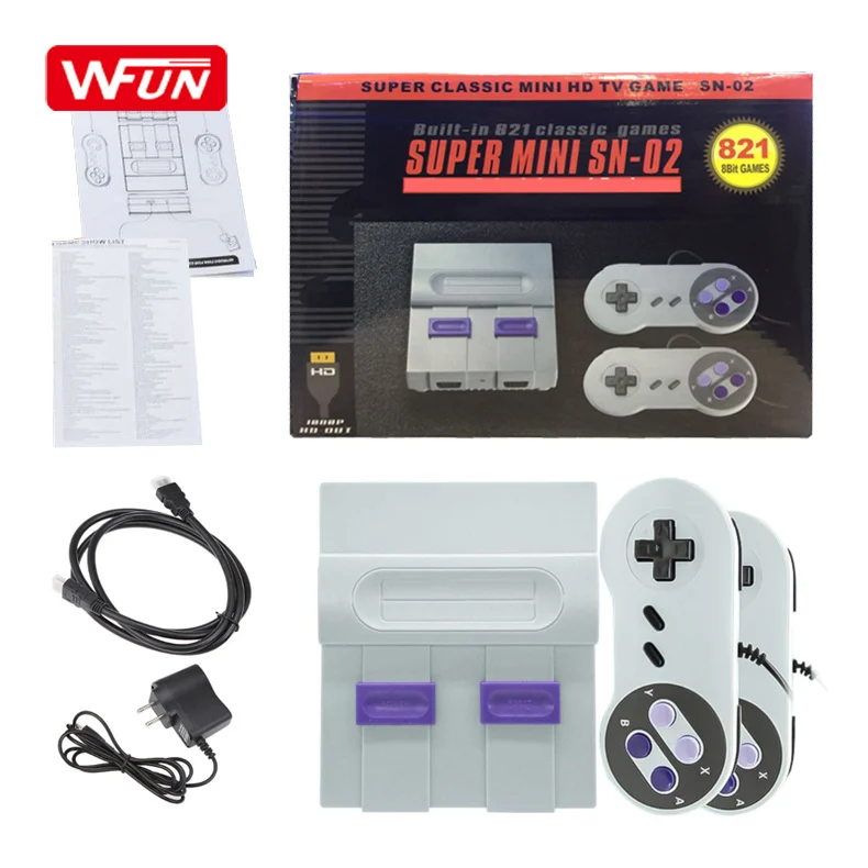 super nintendo console built in games