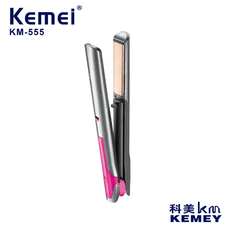KEMEI Km-555 Cordless Hair Straightener Temperature Adjustments