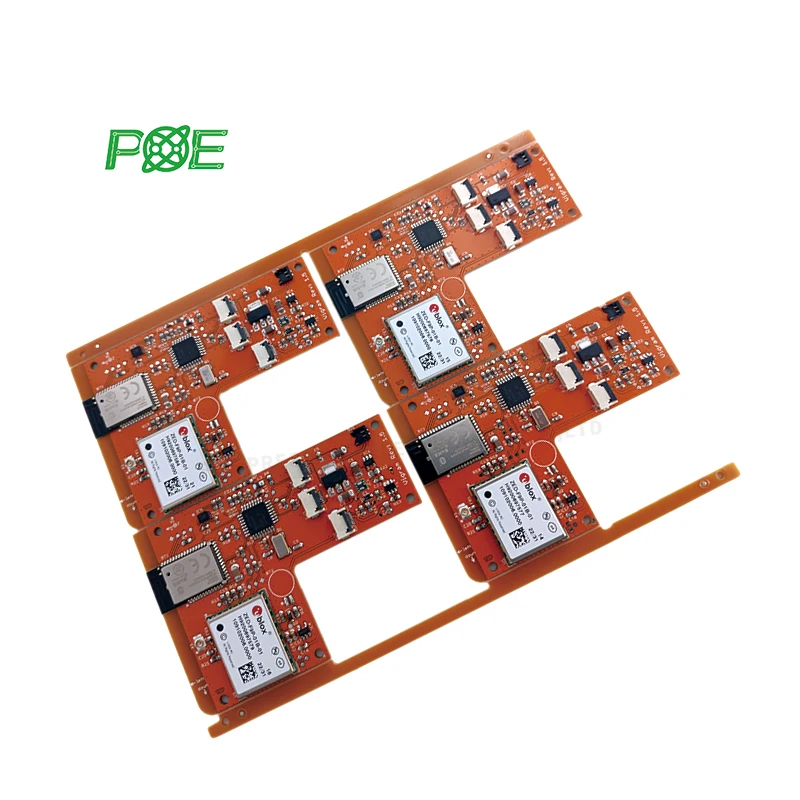 Custom FR4 4 Layers PCB Circuit board for LTE-M NB-IoT GPS GLONASS GALILEO BeiDou Tracker PCBA WIFI Positioning PCBA