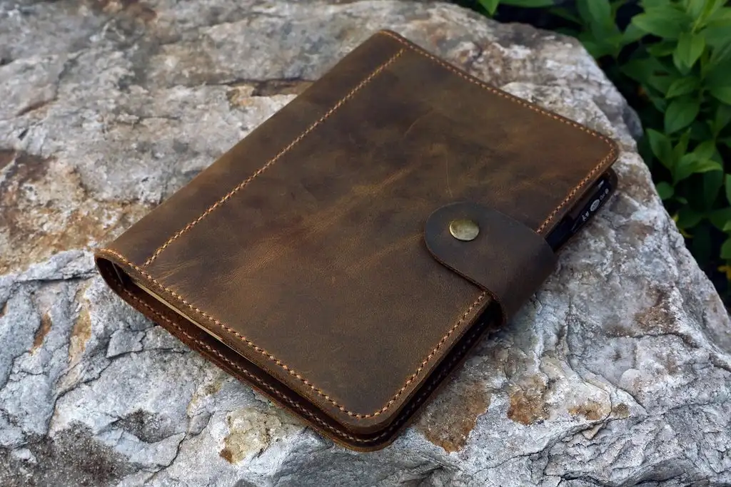Personalized Journal Notebook Papyrus Paper Vantage Soft Leather Planner Diary