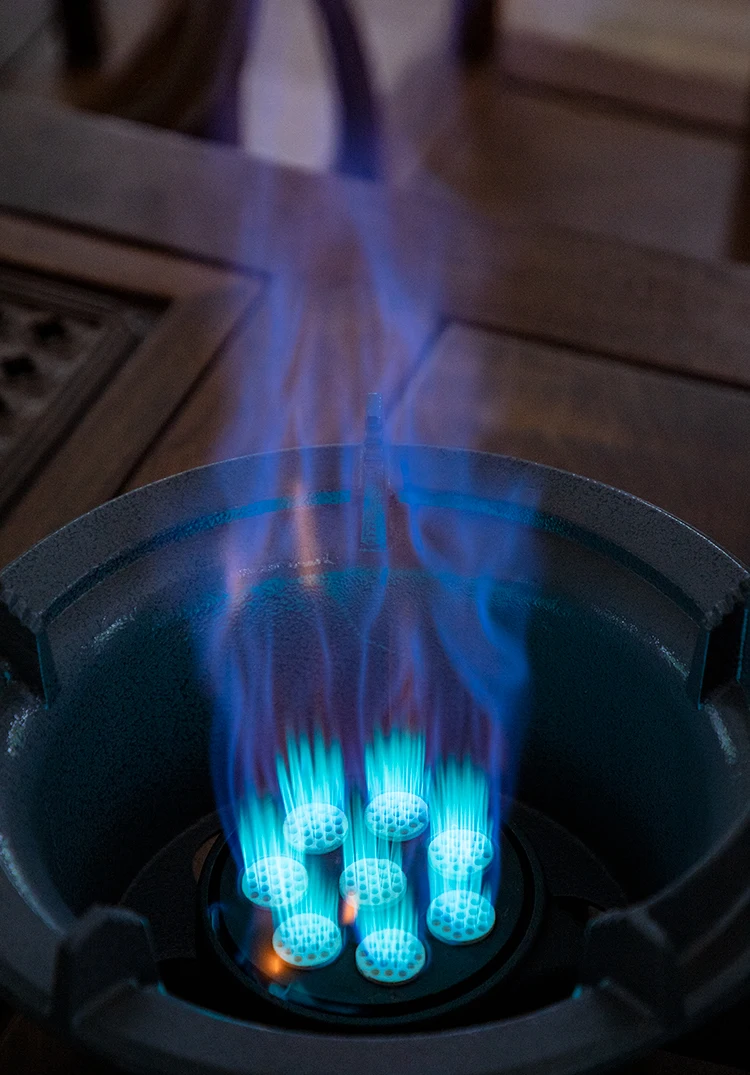 家庭用、業務用、バーベキュー用の鋳鉄製ガスコンロ、電子点火式高圧 
