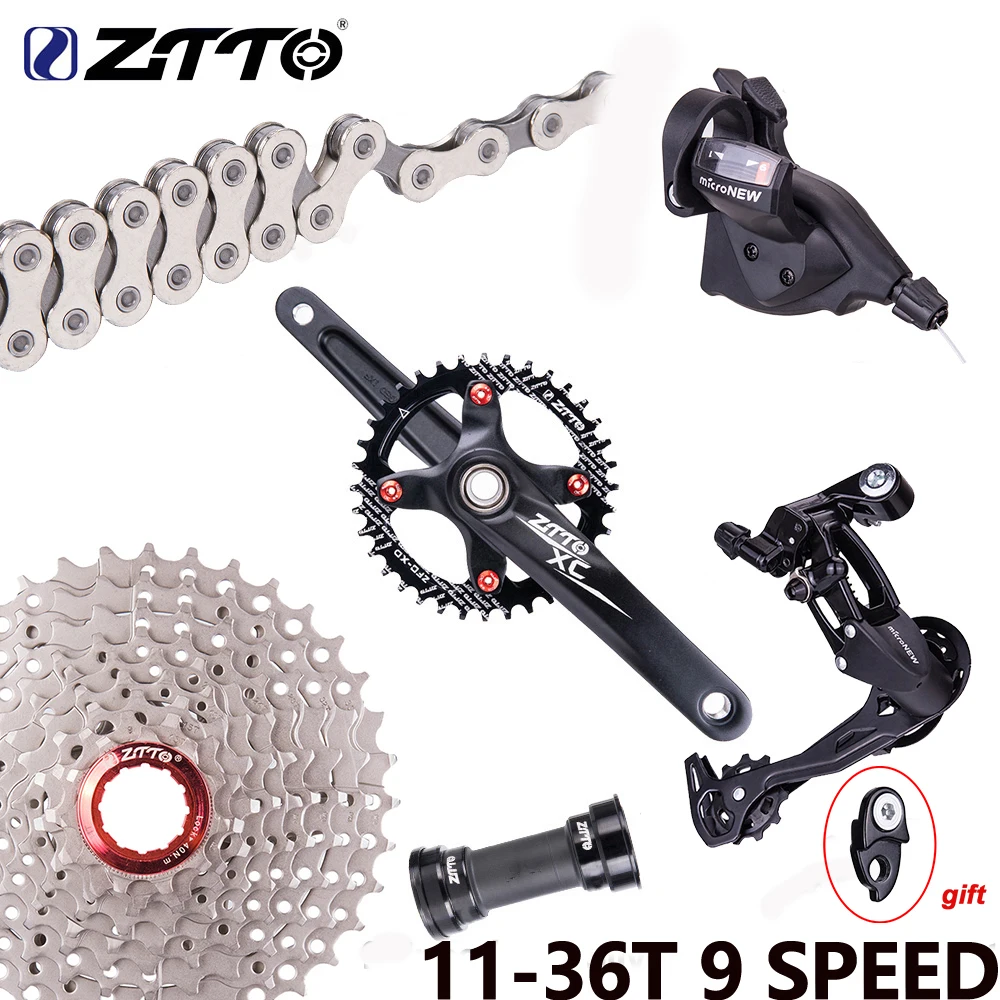 ZTTO MTB Bike 1x9 Speed Groupset Optimized Performance