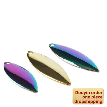 [100 Pack] Iron Live Bait Luya Bait Modification Accessories Noise Sheet Fishing Lure Without Hooks – Hooks – view 2