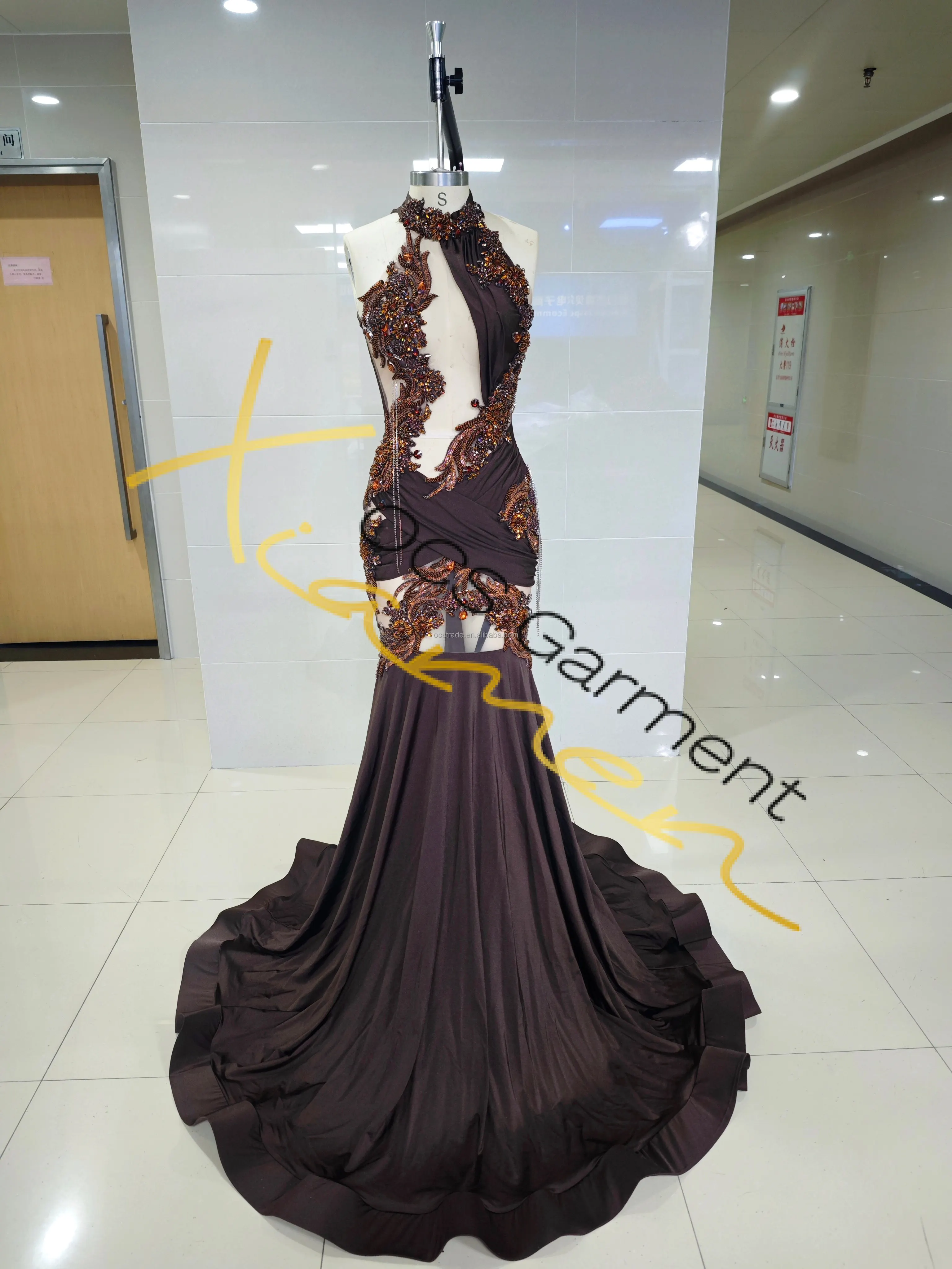 Ocstrade Hand Sewing Luxury Tassel Beaded Brown Rhinestone Prom Dress Elegant Diamond Mermaid Gown Evening Dresses for Women| Alibaba.com Ocstrade Hand Sewing Luxury Tassel Beaded Brown Rhinestone Prom Dress Elegant Diamond Mermaid Gown Evening Dresses for Women| Alibaba.com