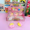 Waffle squishy pink+yellow