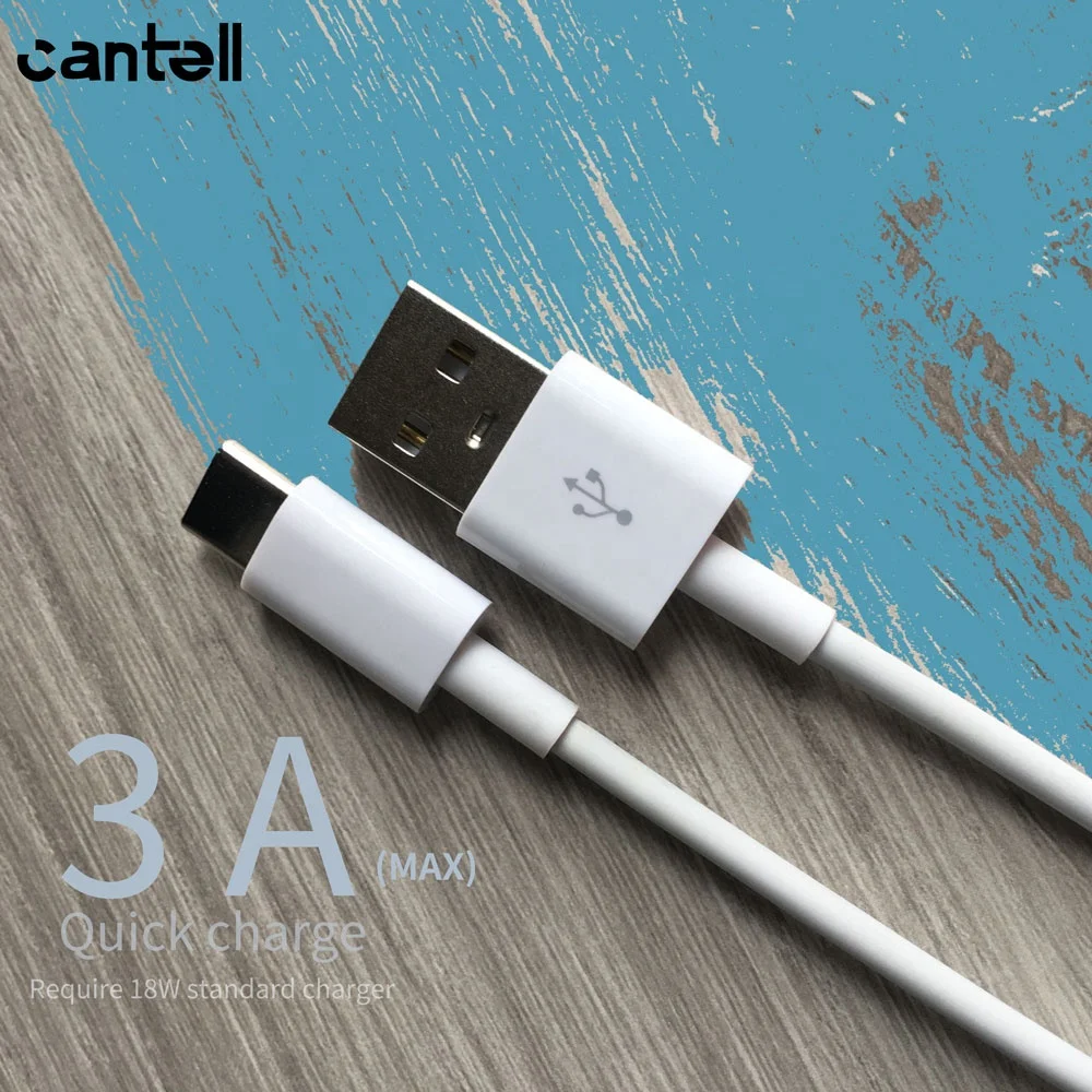 Cantell горячая Распродажа ABS 1 м 2 м 3A usb c кабель для передачи данных Тип c Быстрый зарядный кабель android type c кабель для samsung