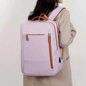 15.6inch Business Office Women Laptop Travel Backpack Carry on Backpack Rucksack School Laptop Backpack with USB
