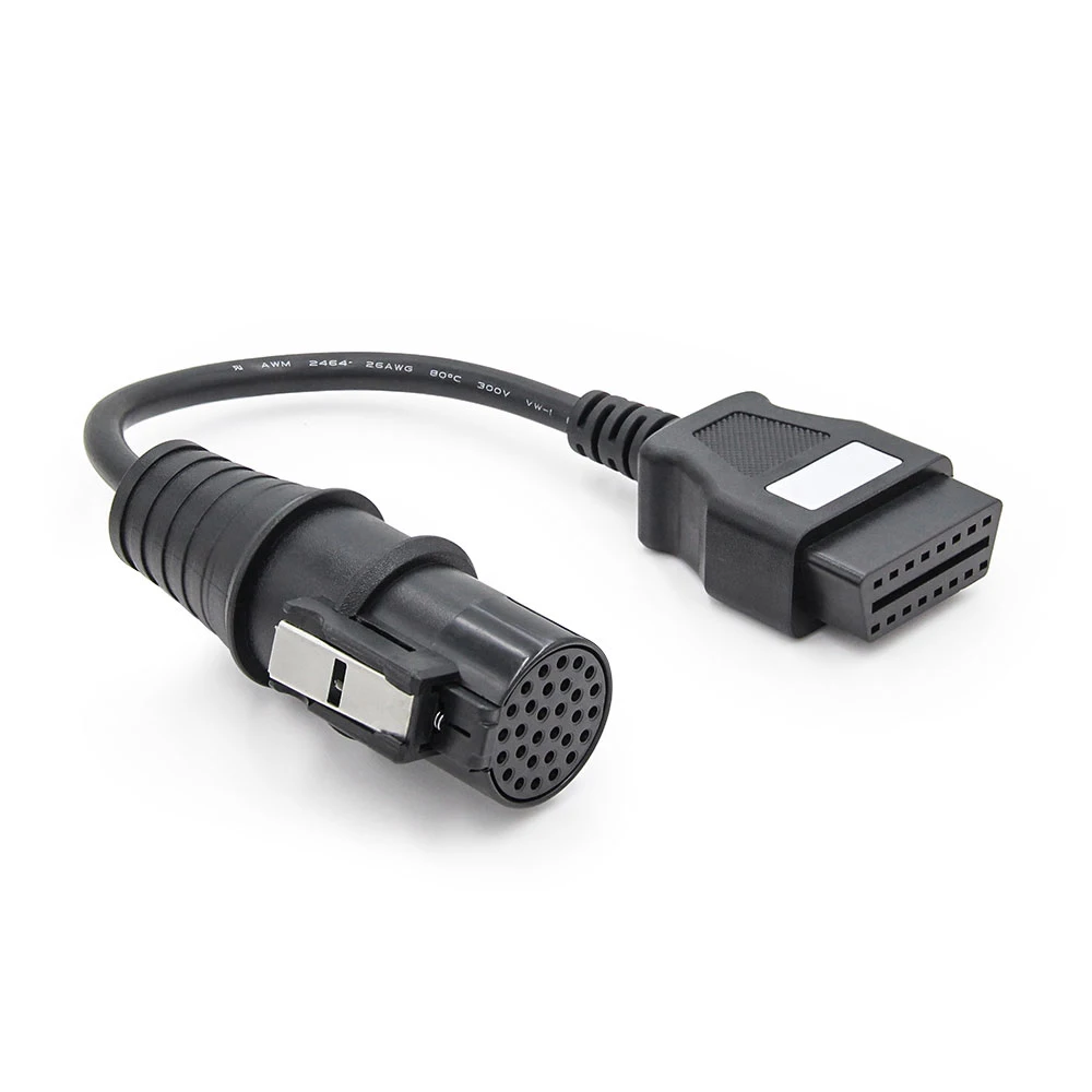 Obd2 Convert Cable 30pin to 16pin OBD Connect Truck Cable Connector Adapter for Iveco Used for Truck Scanner