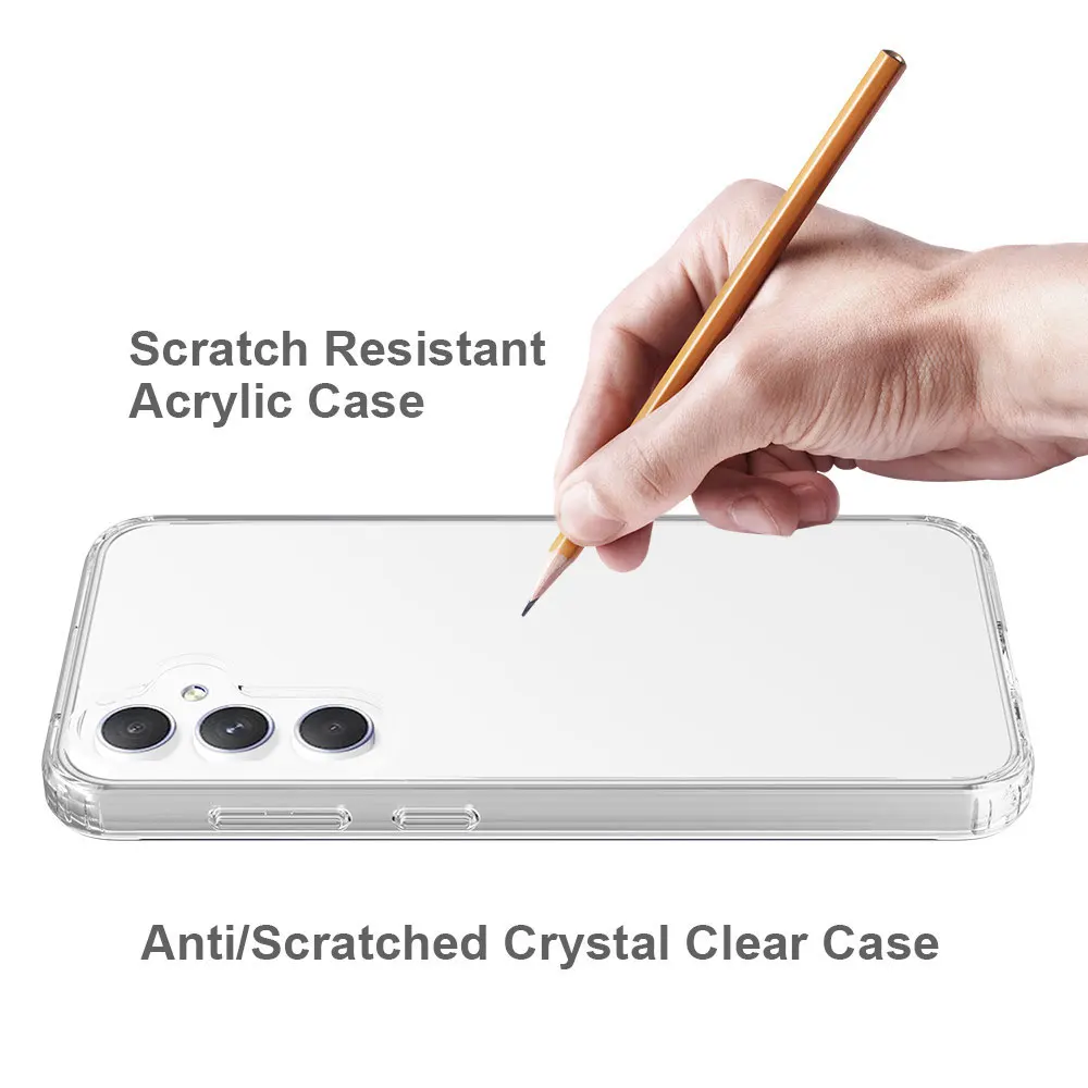 Phone Case 2 In 1 Pc Tpu For Samsung Galaxy S23Fe 5G Cases Luxury Design Anti Scratch Transparent Drop Proof Clear Sjk314 details