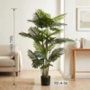 Faux Palm Tree Realistic Artificial Greenery Tropical Plant