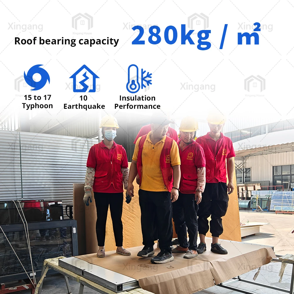 High Quality Modern Design Modular Prefabricated Houses  Tiny House Steel and Sandwich Panel Materials Circular Hotel Villas