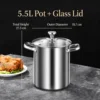 5.5L fryer pot