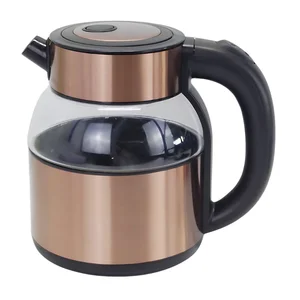 China-wholesale Small Appliances Electric Glass Kettle with Quick-Boiling for Home Hotel Household or Camping Commercial Office