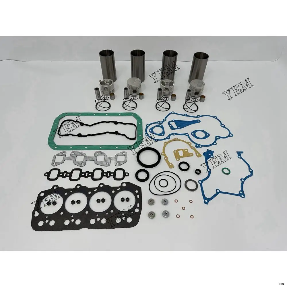 1DZ-3 Overhaul Kit With Cylinder Piston Ring Liner Gasket Set for Toyota Original Excavator Part