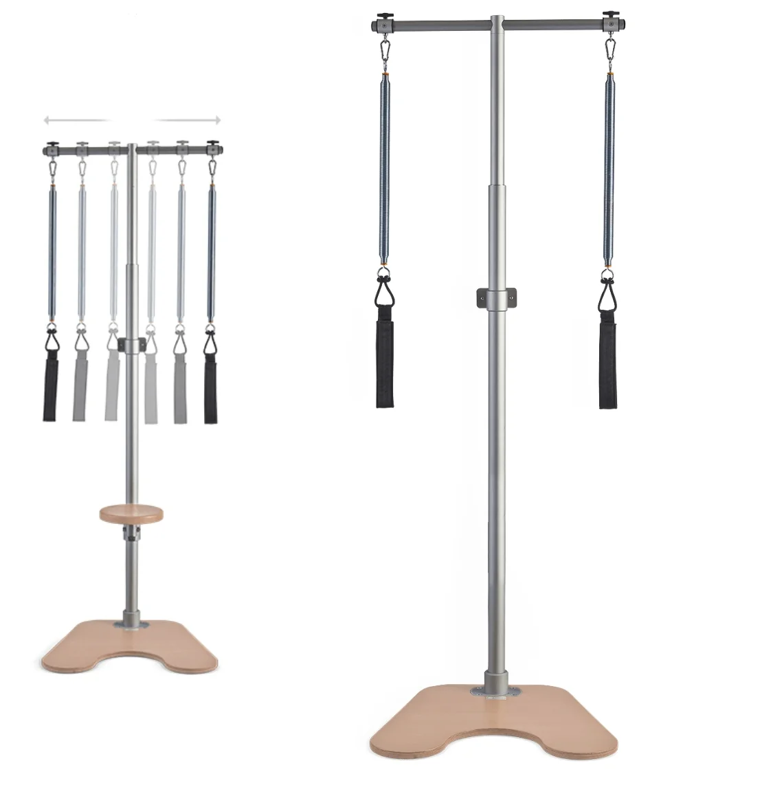 Wall Tower Unit Trainer Attachment Spring Springboard Wood Pilates Reformers Pilates Ped a Pull