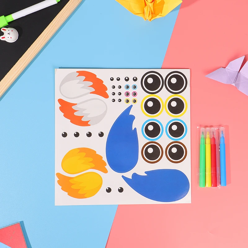 
Цветная детская игра «сделай сам» для оригами, 3d-ручная игра оригами crane 