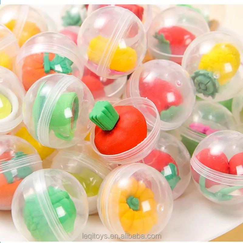 32mm Diameter Transparent Plastic Ball Capsules Toy With Inside Mini
