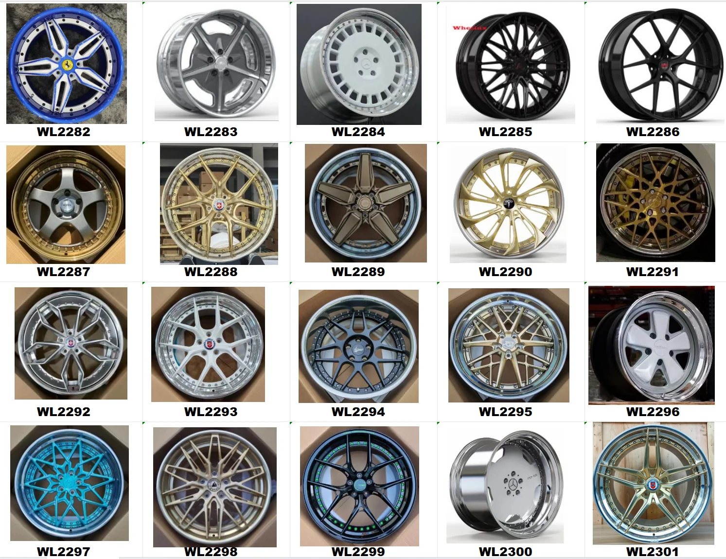 Custom 2 Piece Concave Deep Dish 5x120 Pcd Forged Rims Wheel Sale For ...