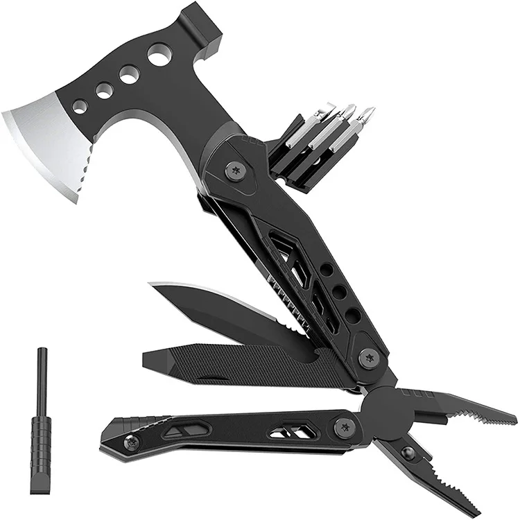Most Popular Hammer Camping Portable Multi-function Tool Knife Survival axe With Pliers