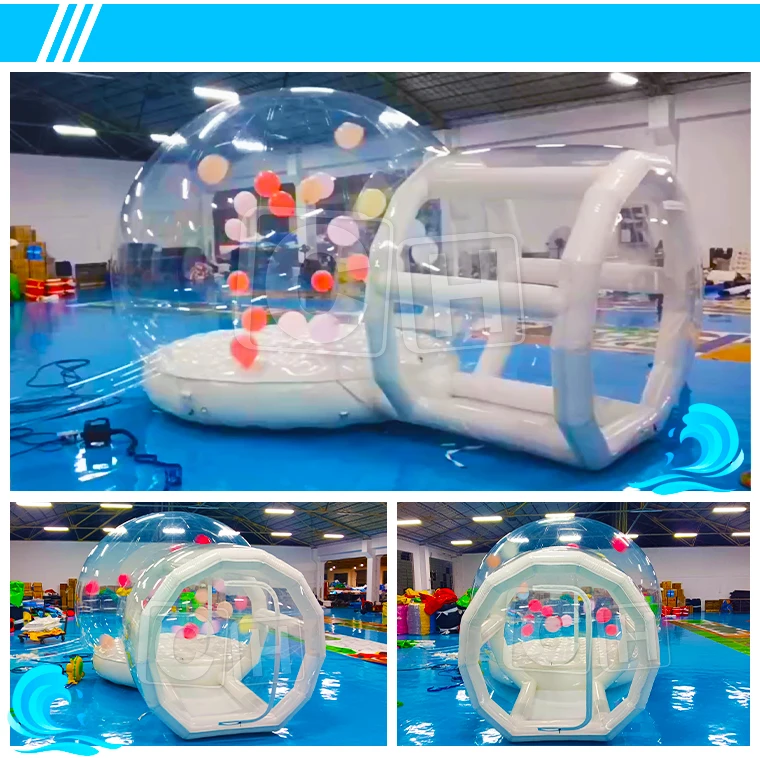 Customized outdoor tents Inflatable bubble house slide for kids games inflatable bounce house bubble dome manufacture