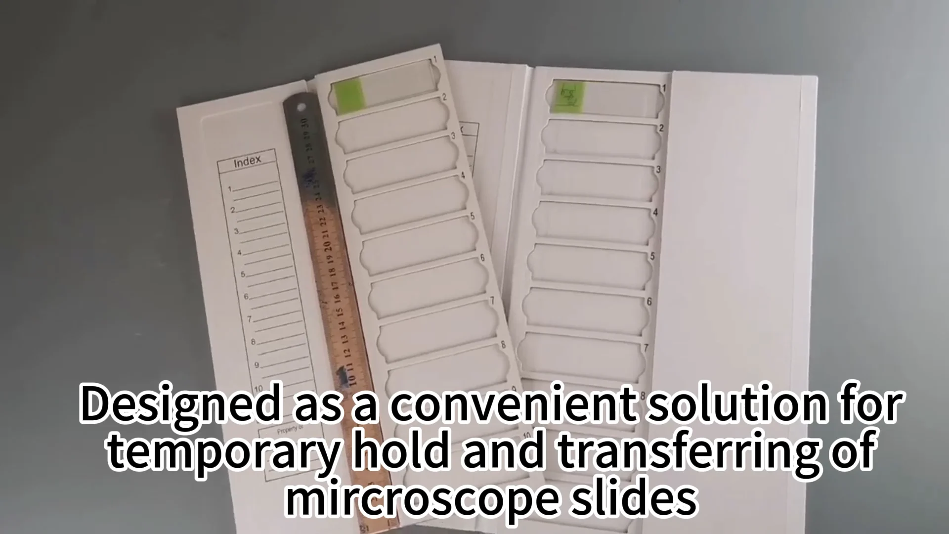 Laboratory Histology Slides Cardboard Microscope Slide Tray Buy 20