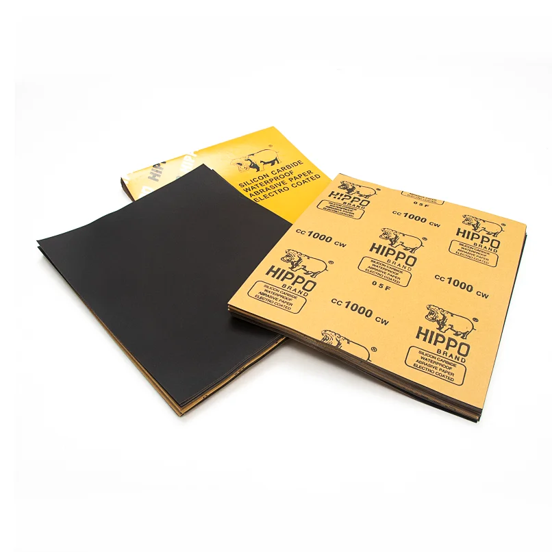 Hippo Brand 100 Pc Silicon Carbide Electro Coated Waterproof Abrasive Sand Paper Buy Hippo