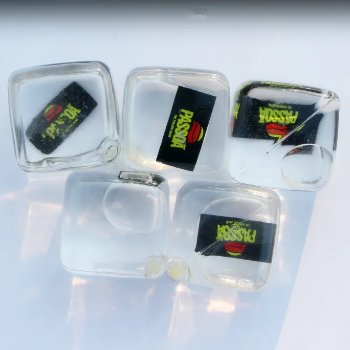 Reusable Ice Cube Colorful Square Plastic Ice Cubes Without Diluting BPA Free, Refreezable Ice Cubes for Drinks