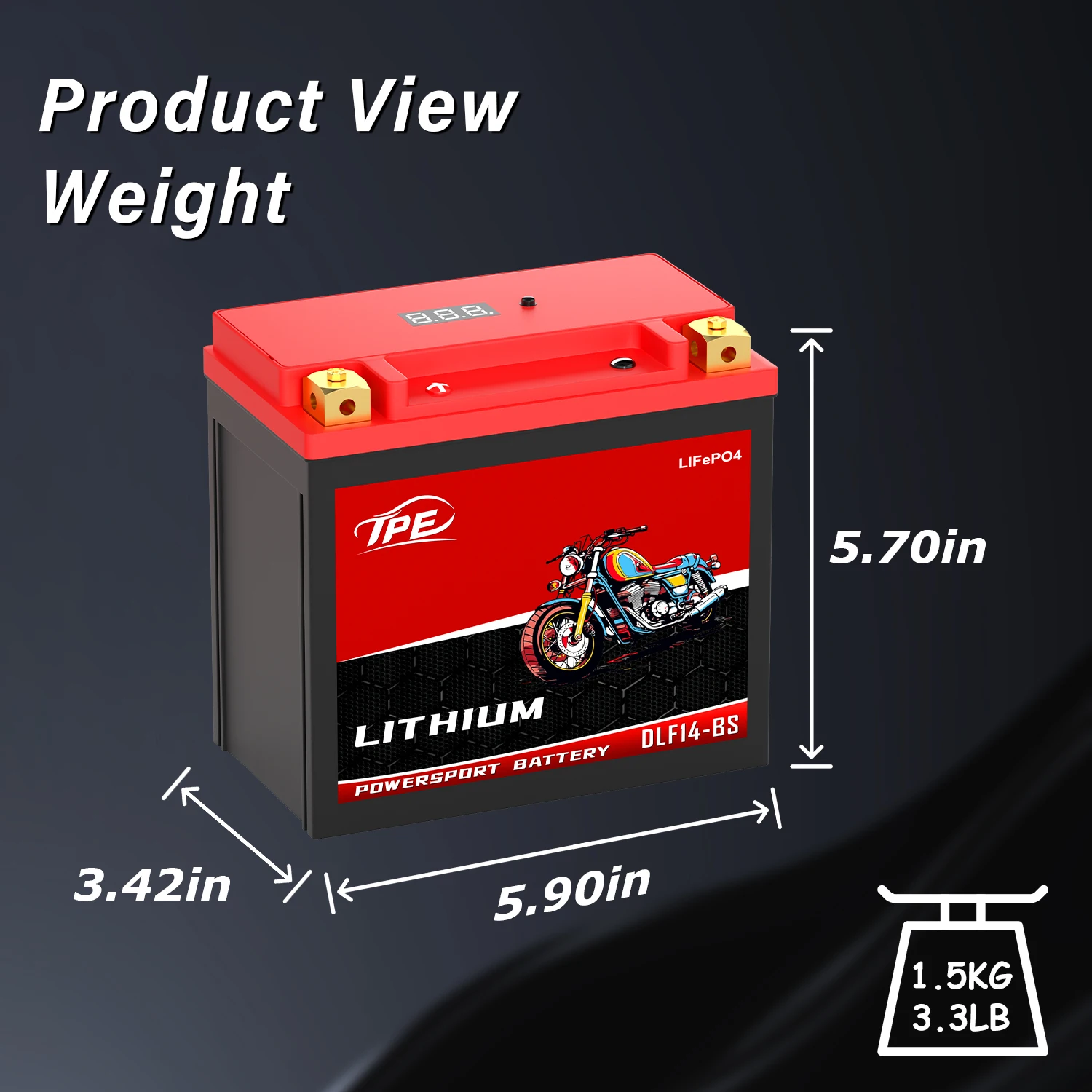 Wholesale Price Car Lithium Starting Battery 12.8V 6Ah  Lifepo4 Motorcycle Battery Lifepo4 details