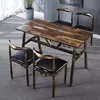 120*60 mesa y cuatro sillas con piso ligero