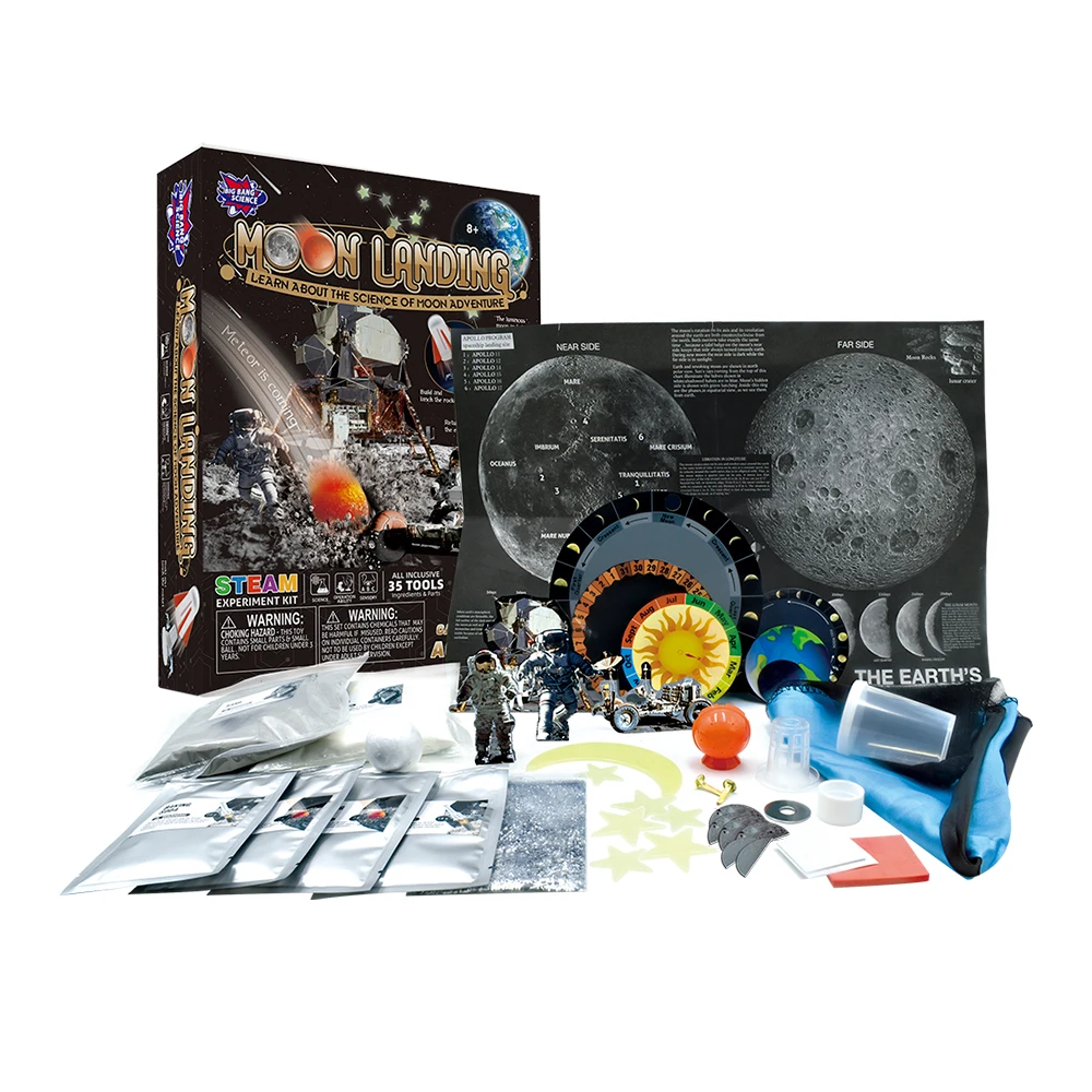 BIG BANG SCIENCE STEM Science Kit of Moon Landing Astronomy Learning Toy for Kids