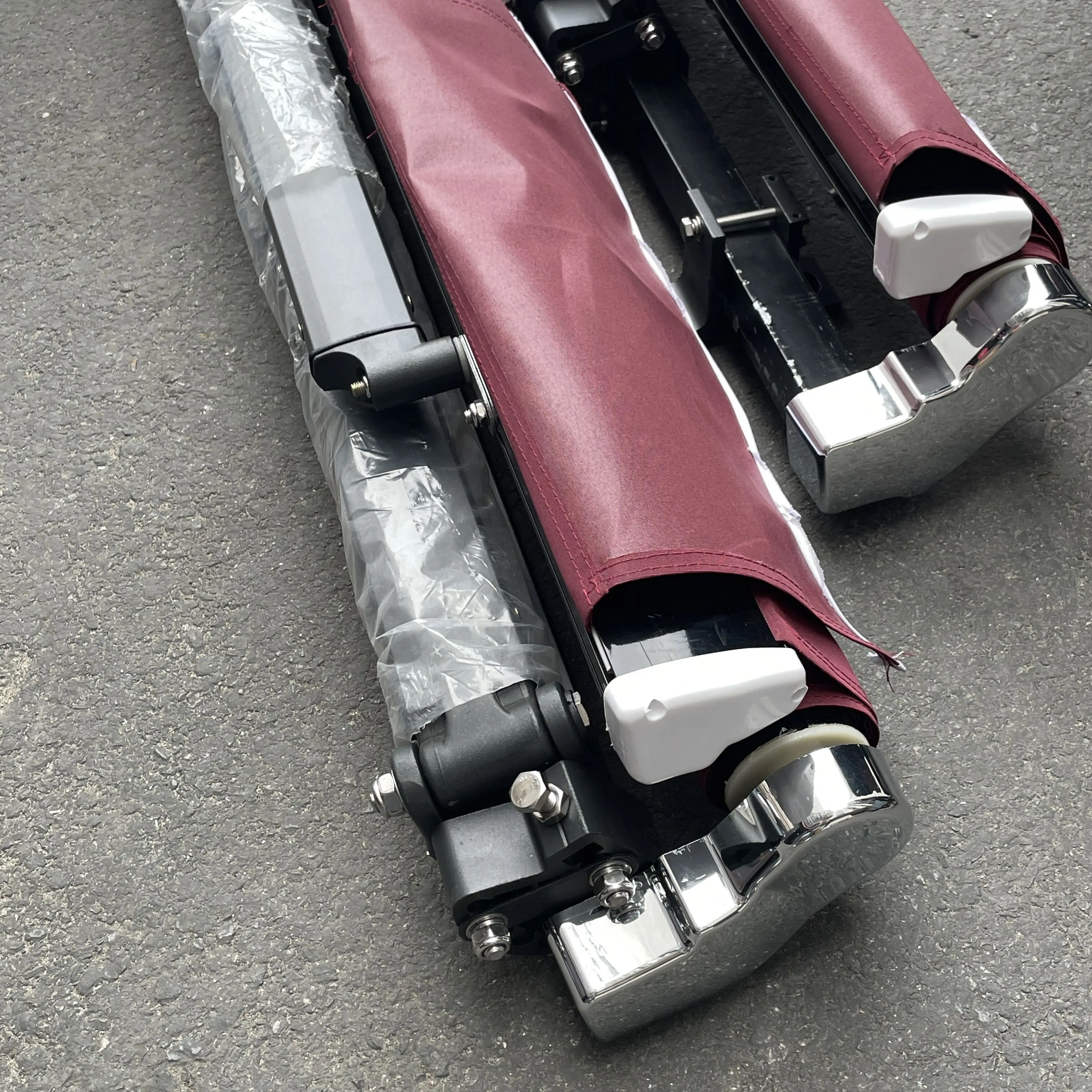 Double Side Outdoor Sunshade Awning Various Kinds of Retractable Awning Parts Doomax Factory Direct Retractable Awning Arms Fold