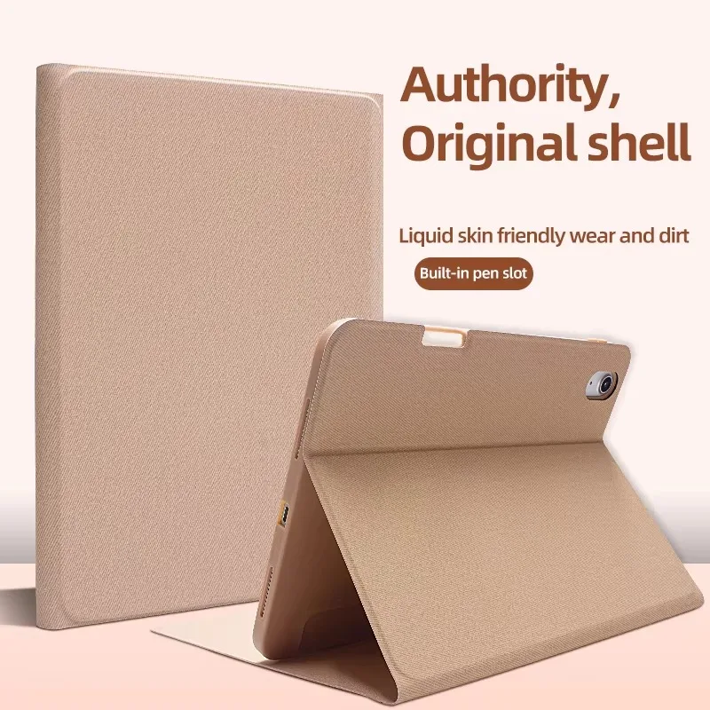 product laudtec multi angle stand tablet cover for ipad 10th generation 2025 skin friendly pu leather daily use smart case pbk323-7