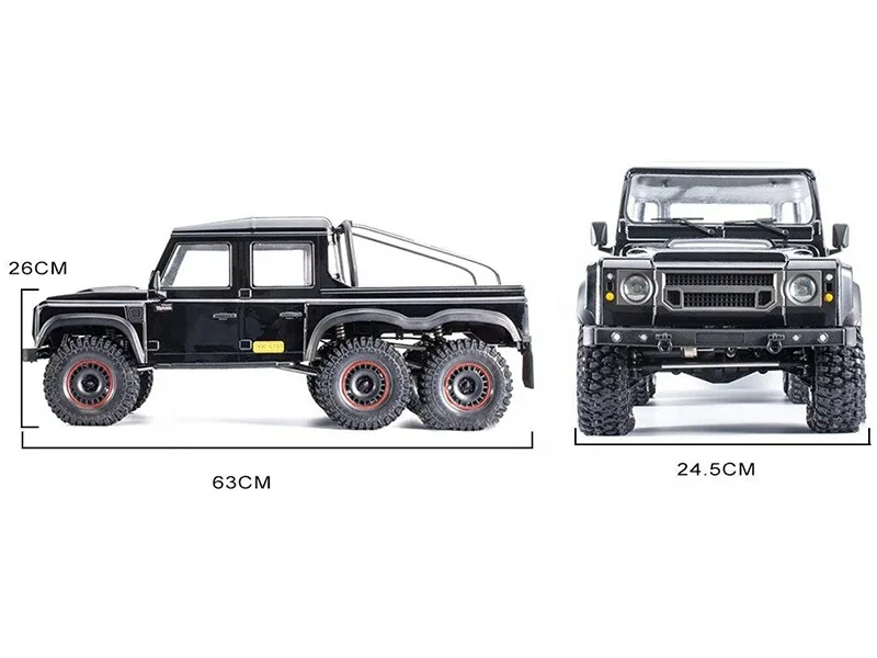 Yikong YK6101 Defender 6*6 RC Trail Rocks Racer Crawler