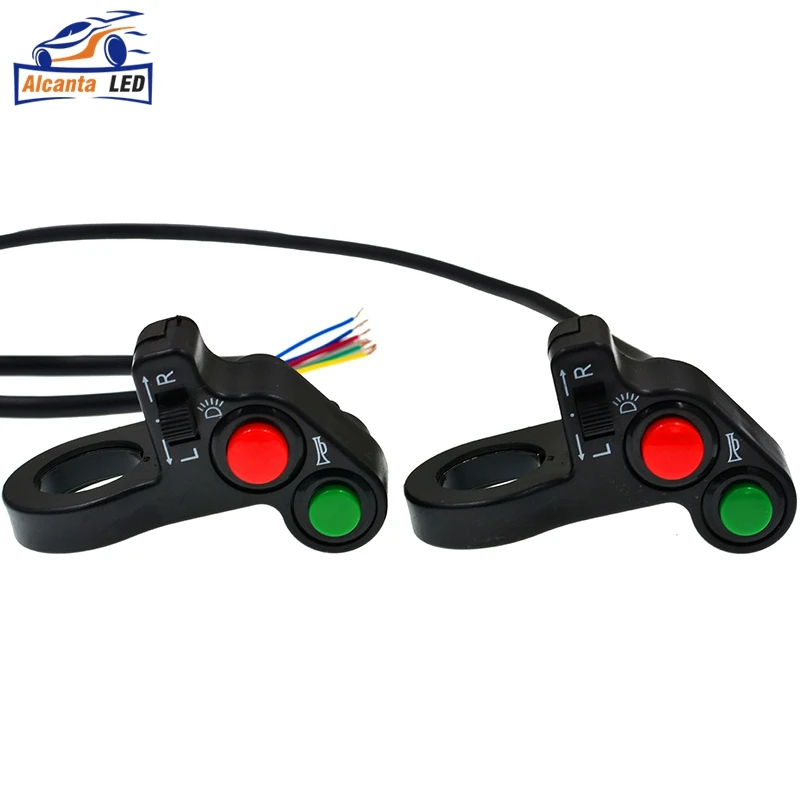 Многофункциональный переключатель руля для мотоцикла электрического велосипеда скутера сигнала