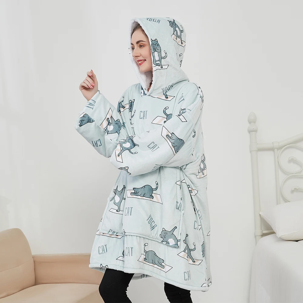 Оригинальная фабричная толстовка с капюшоном принтом фланелевая флисовая большого