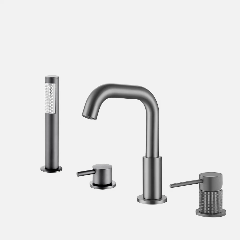 bathroom rain bath and shower set bathtub mounted faucet