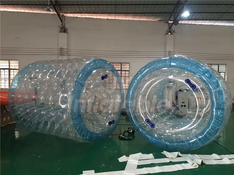 
 Забавный Синий воздушный надувной Водяной Шар из ТПУ надувной водный ролик  