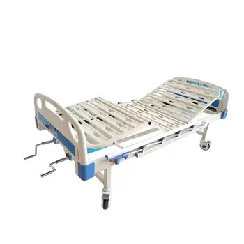 hospital patient nursing bed with cheap price medical bed elderly  manual patient bed