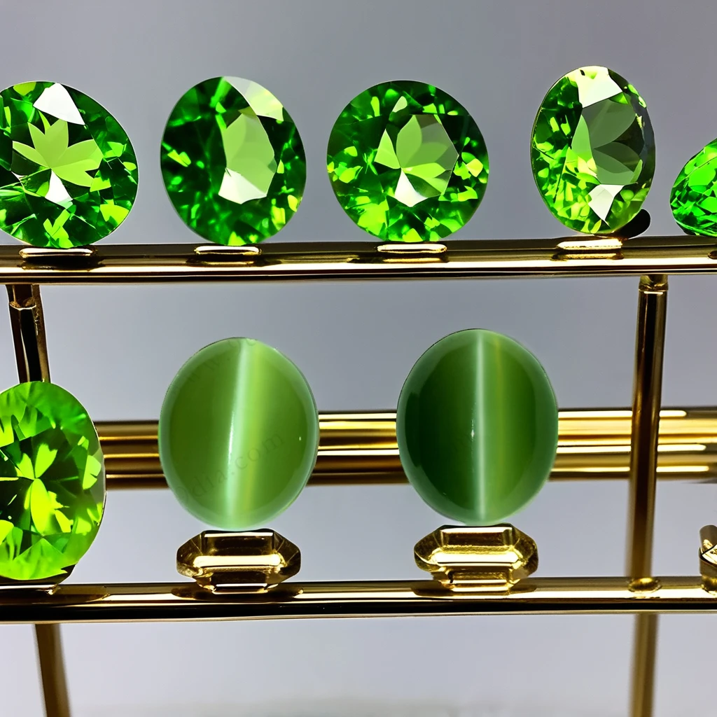 Oval Shape Natural Nephrite Jade Loose Gemstone in Green Cat Eye Stone Competitive Prices for Raw Jade