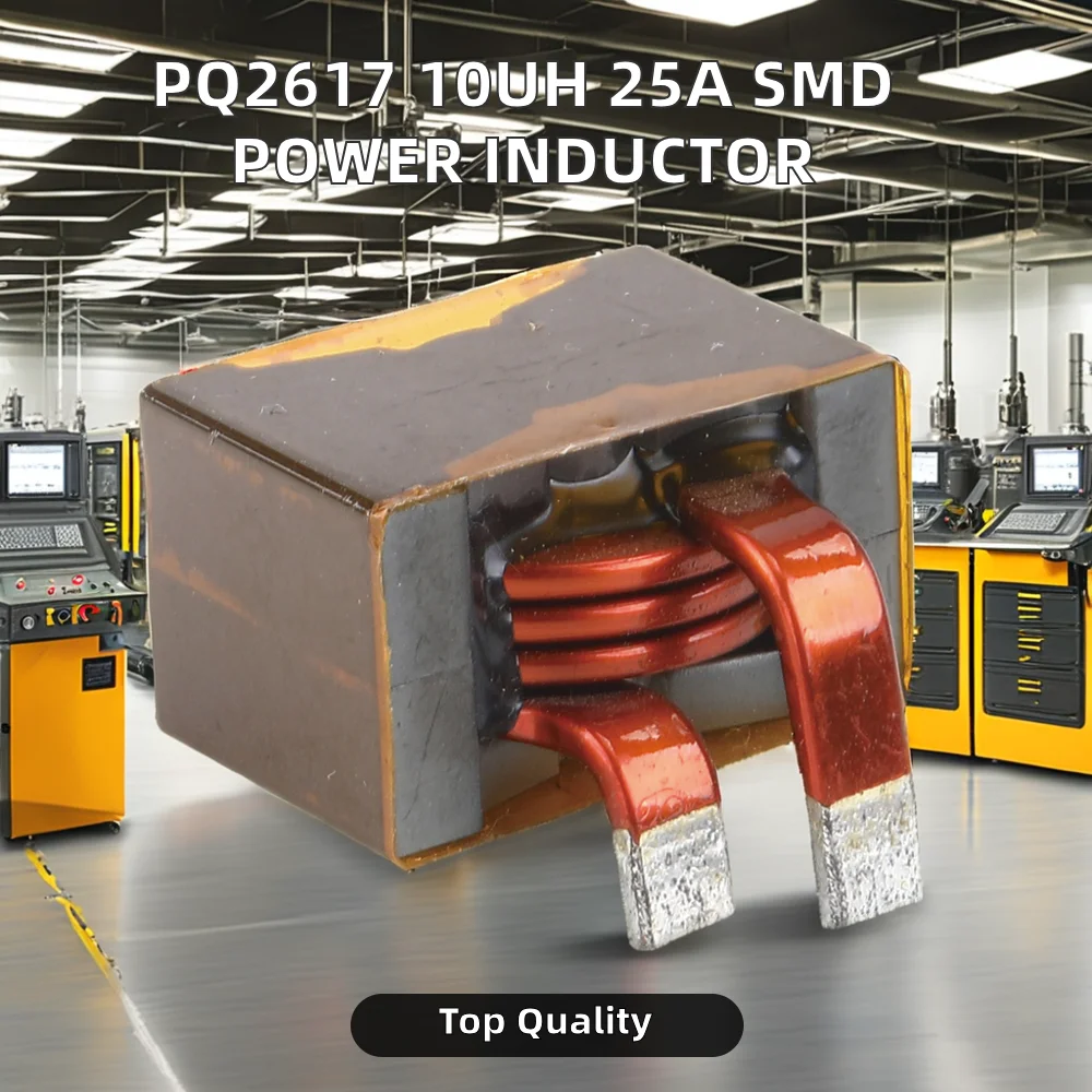 PQ2617 Customizable SMD Power Inductor 10uh 25A Flat Wire High Inductance Vertical Winding Coils