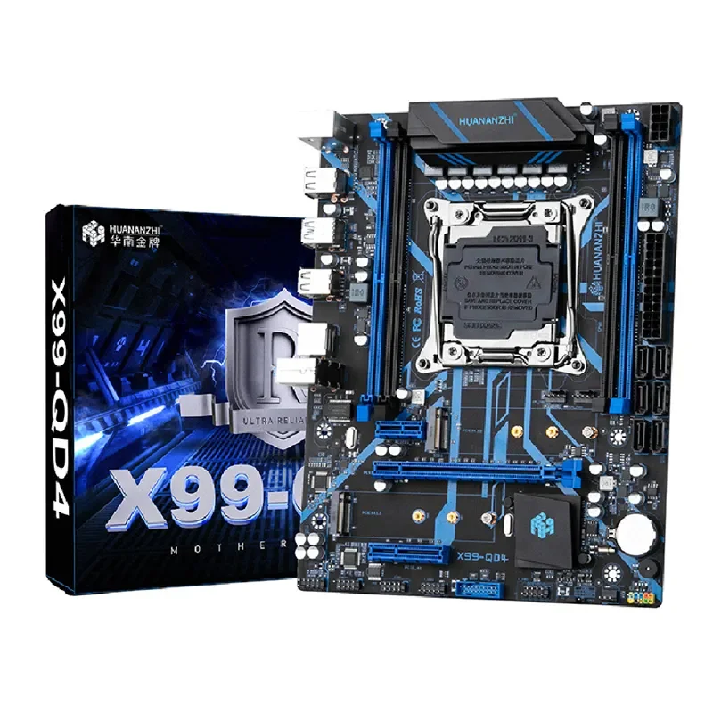 Huananzhi X99 Qd4 Motherboard Set Xeon E5 2670 V3 16gb 2666mhz 2 8g Ddr4 Desktop Memory Usb 3