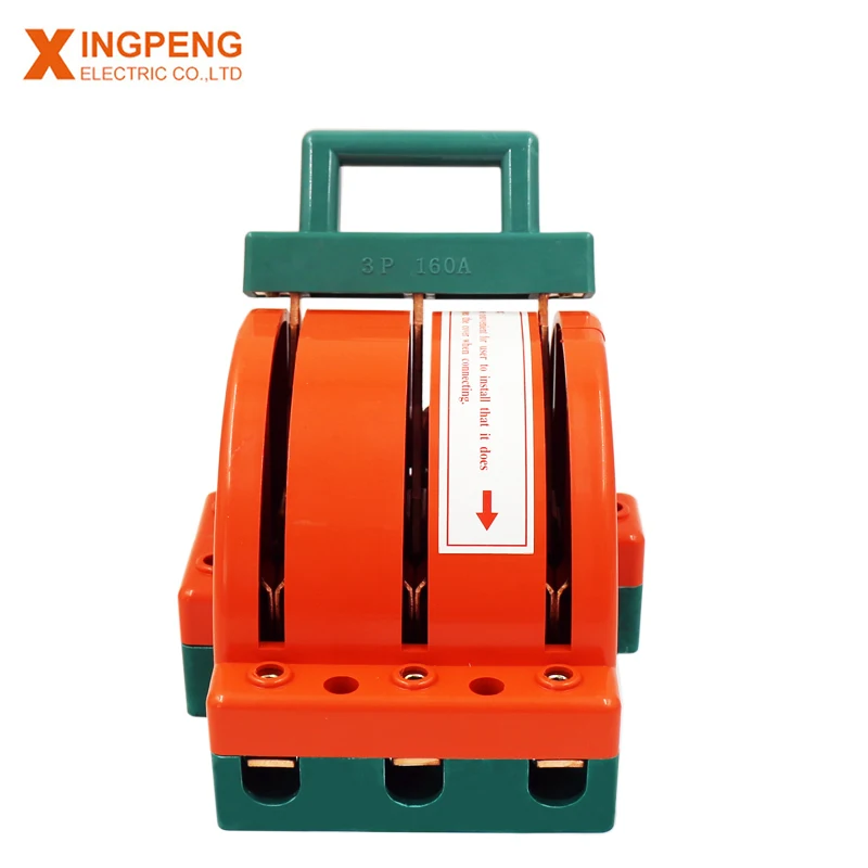 High Quality 3 Phase 160A Knife Switch Manual Changeover Switch