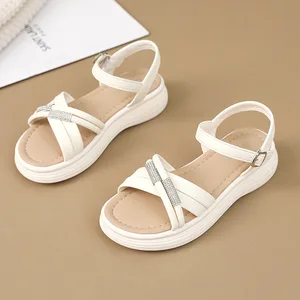 Summer New Designer Style Thick Heels Sandales Women Comfortable Soft Bottom Sandals