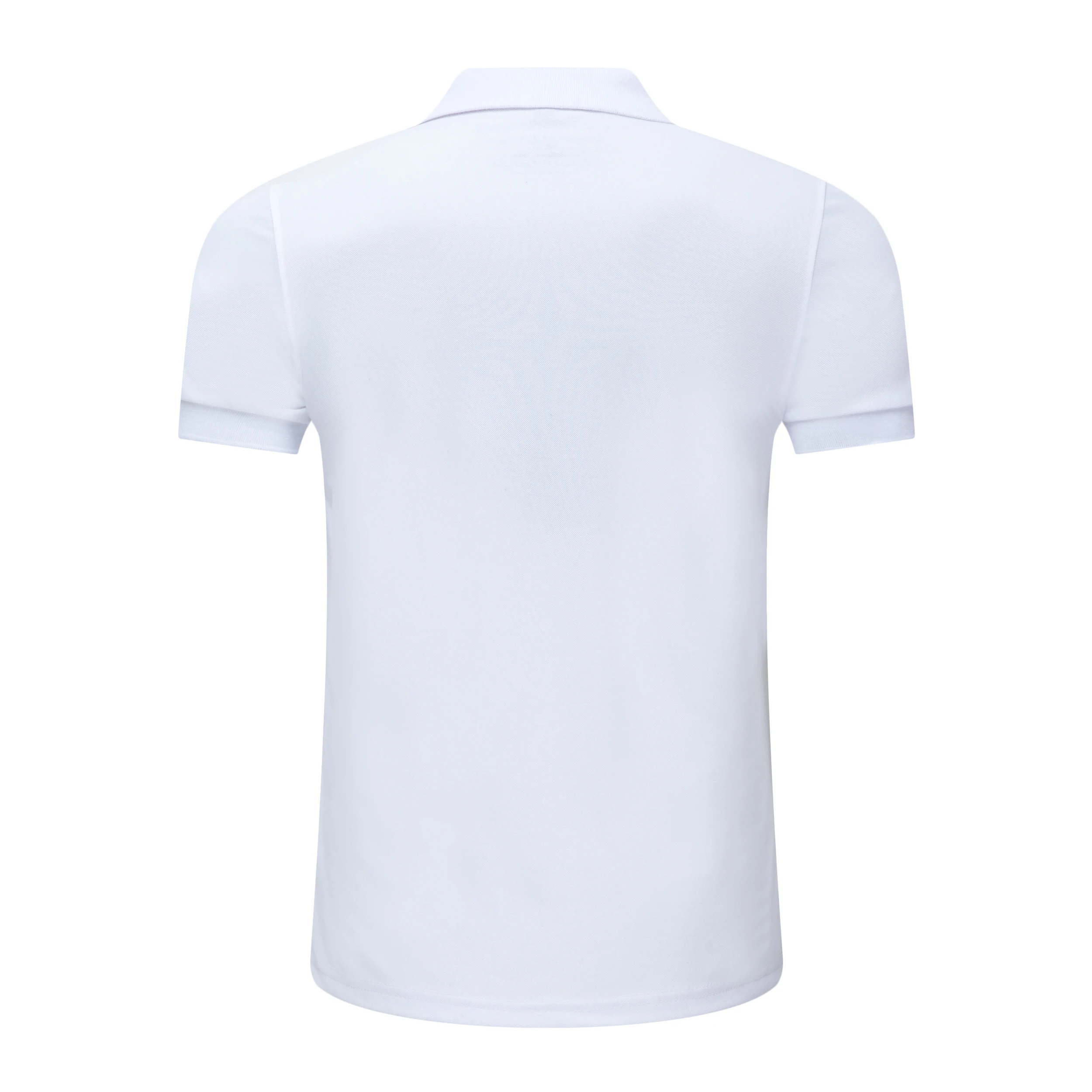 Strong but Breathable Staff Uniform Plain White Polo Golf Shirt