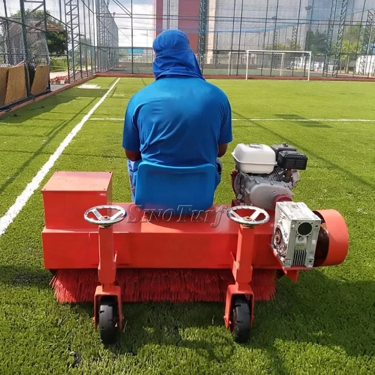 Petrol Driven Brushing Machine Sweeping Artificial Grass Tool Maintenance Equipment for Synthetic Turf