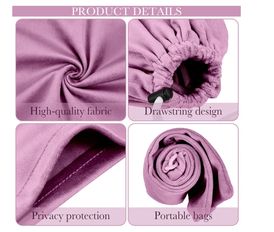 Custom High Quality Safe Sex Toy Bag Adult Toy Travel Cinch Bag Toy  Organizer Stuff Sack Foldable Ditty Travel Pouch for Women