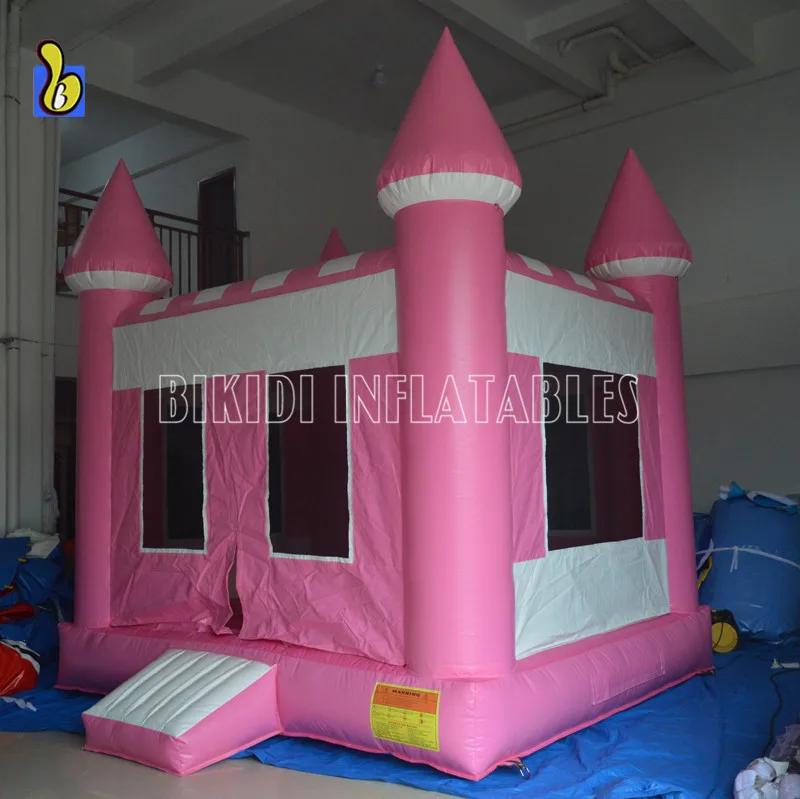 Princess Inflatable Pink Bouncy Castle Moon Bounce House for Girl