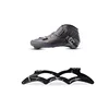 Black upper shoe + four-wheel stand without wheels